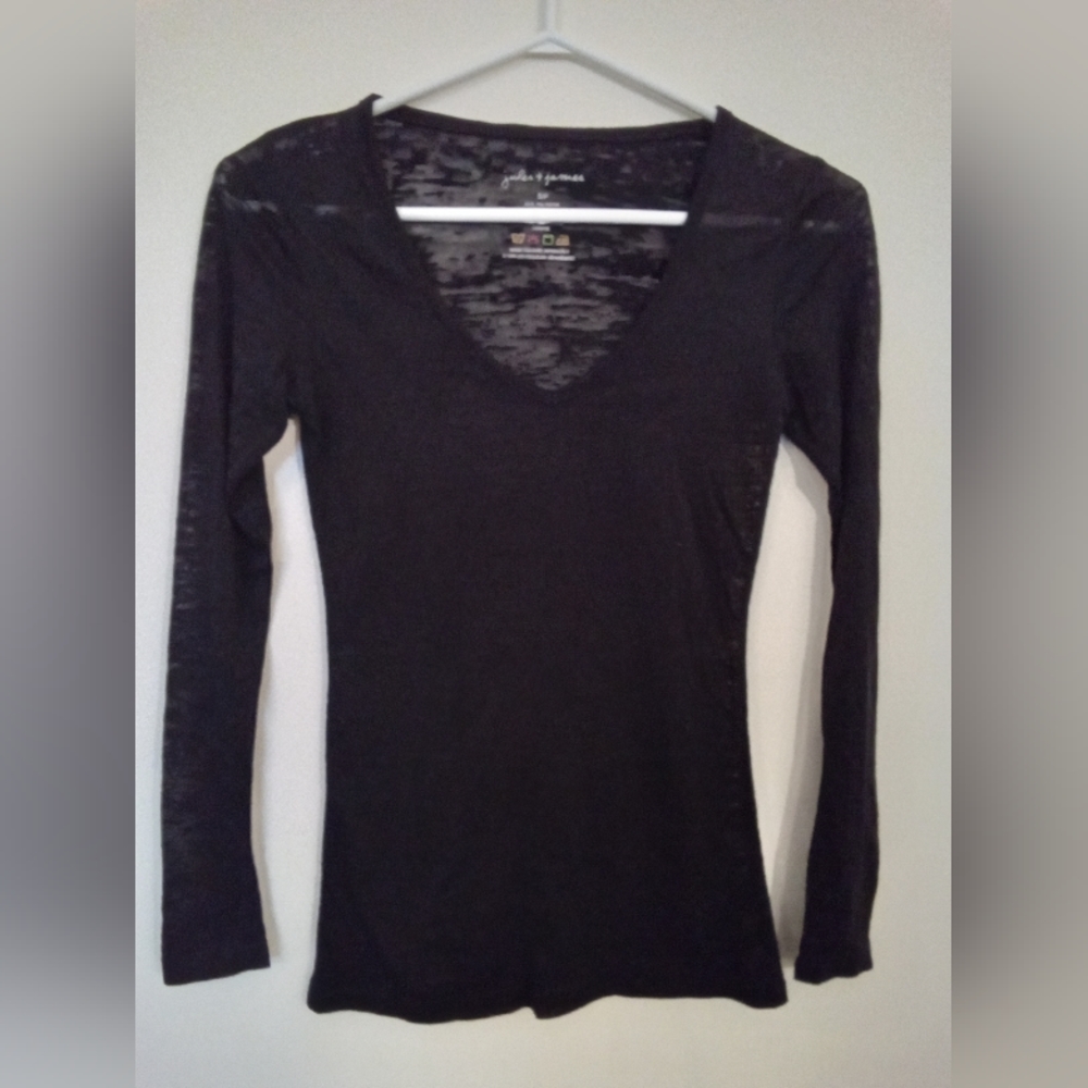 Jules and James Burnout Long Sleeve Tshirt